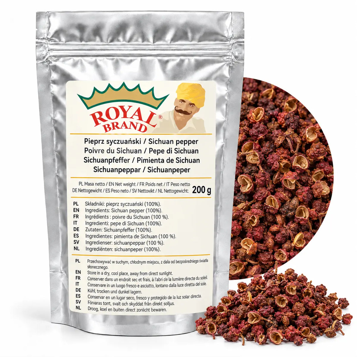 Pieprz syczuański ziarno 200 g Royal Brand