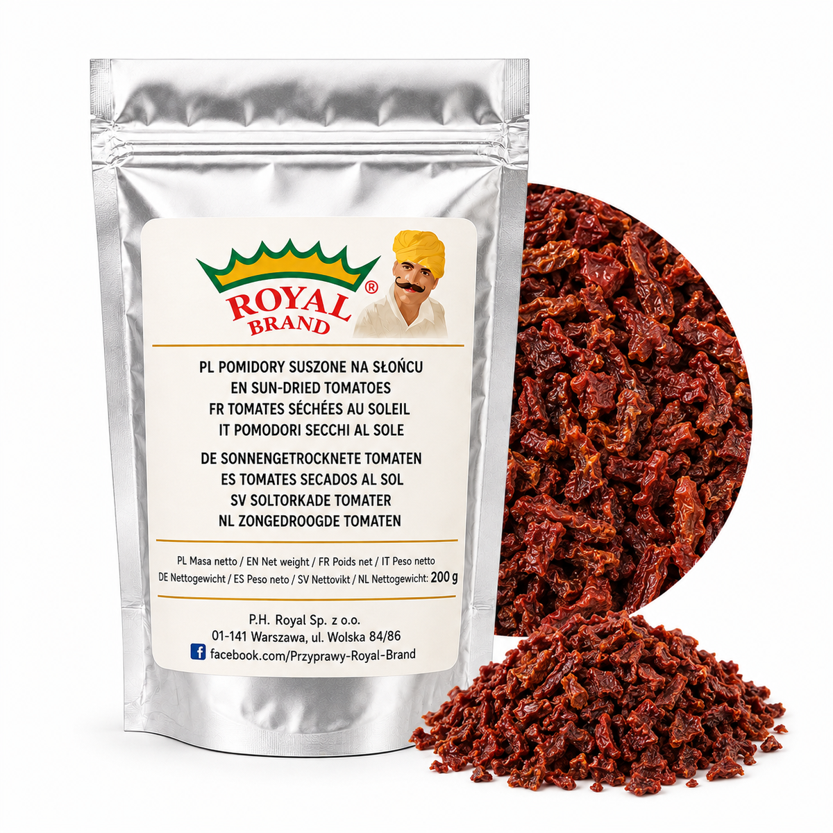 Pomidory suszone na słońcu 200 g Royal Brand