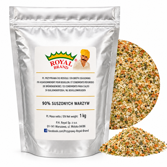 Przyprawa do rosołu 90% suszonych warzyw 1 kg Royal Brand