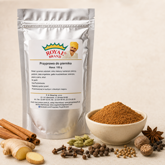 Przyprawa do piernika z cynamonem cejlońskim 100 g – opakowanie