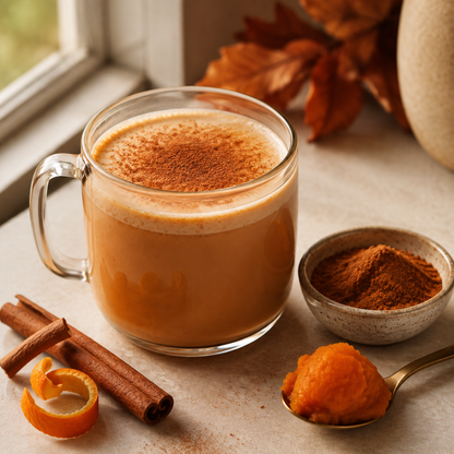 Kawa Pumpkin Spice Latte z mieszanką korzenną