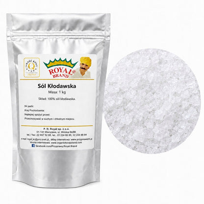 SÓL KŁODAWSKA 1kg kamienna niejodowana do gotowania przetworów Royal Brand Royal Brand