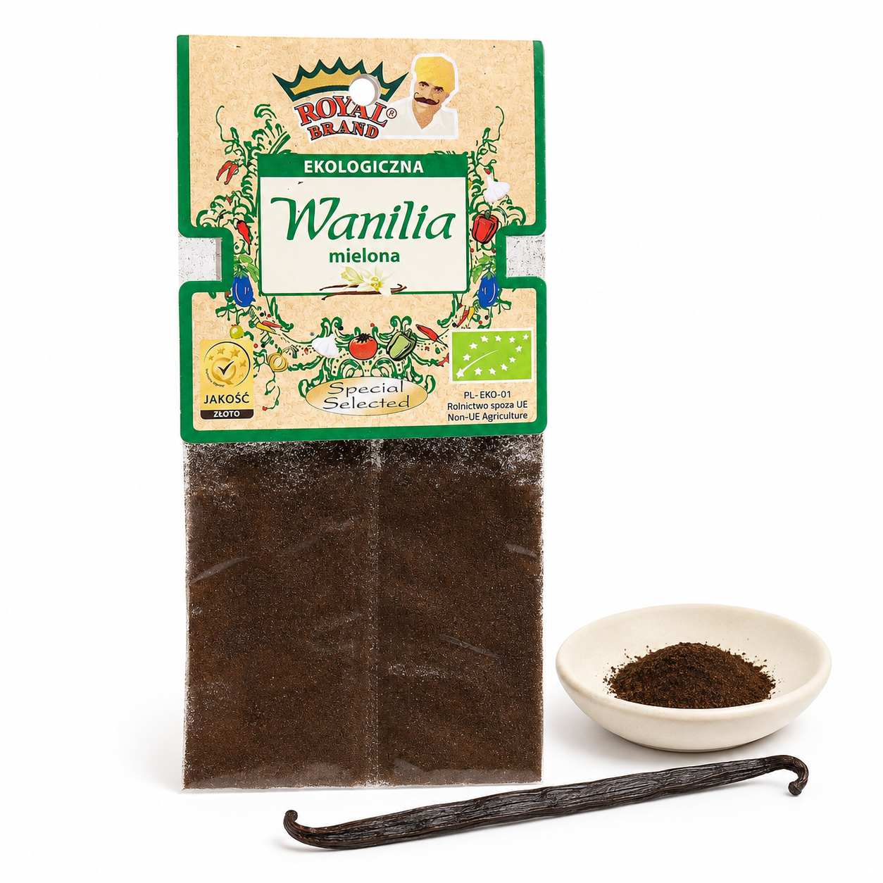 Wanilia Bourbon mielona BIO Royal Brand 5 g