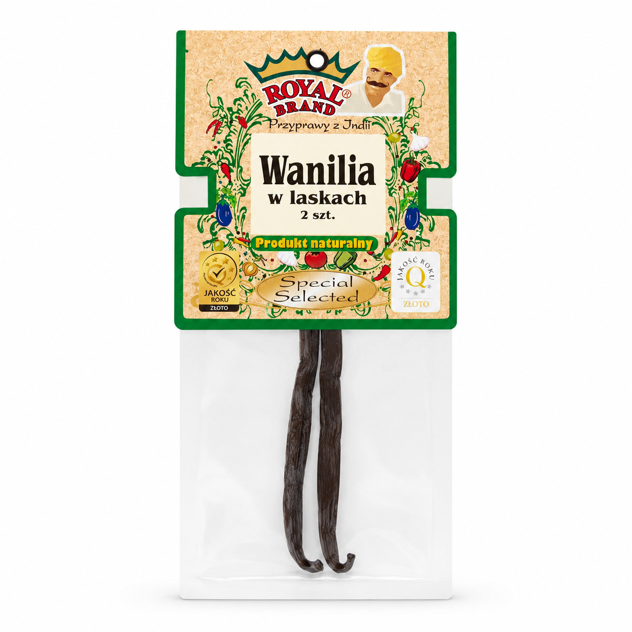 Wanilia w laskach Royal Brand – 2 sztuki po 3–5 g