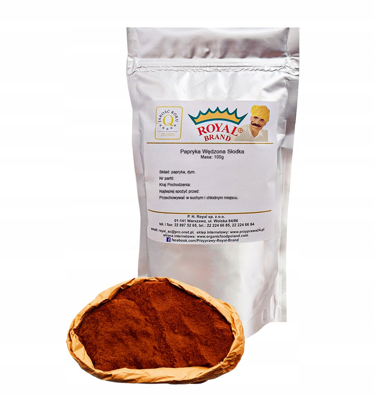 Zestaw Przypraw do Frytek Ziemniaków Warzyw Vege 4x100g Royal Brand Royal Brand