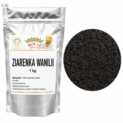 Ziarna wanilii 1 kg do lodów deserów cukiernictwa Royal Brand Royal Brand